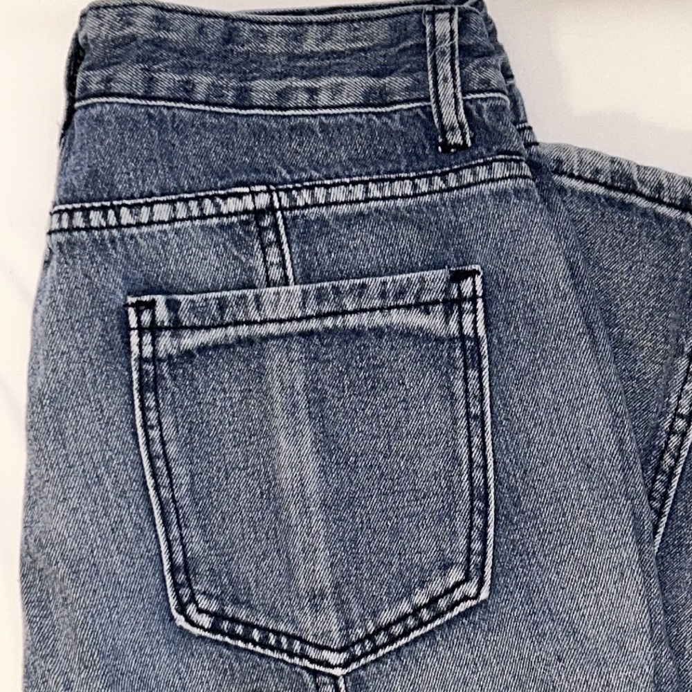 Jeans Women’s Size Medium Blue Faded Multiple Pockets Cargo Denim Pants
